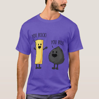 T-shirt You rock You rule Funny cartoon