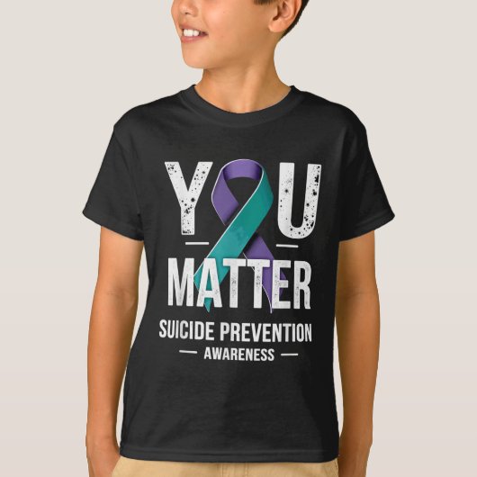 T-shirt You Suicide Prevention Awareness  (Devant)