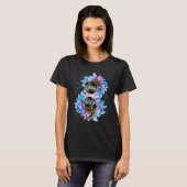 T-shirt You Suicide Prevention Awareness Semicolon Sunflow (Devant entier)