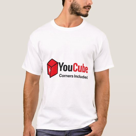 T-shirt YouCube  fake brand   (Devant)