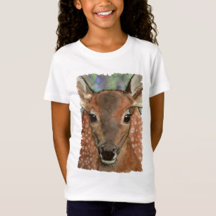 T-Shirt Young Deer mignonne Faune Bébé animal sauvage