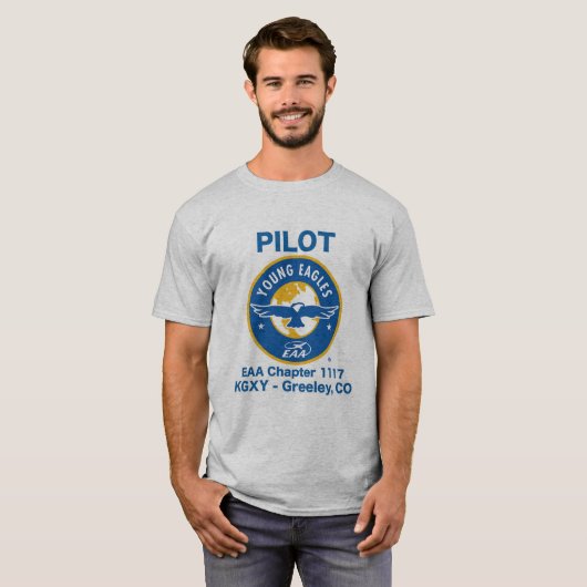 T-shirt Young Eagles Pilot (Devant entier)