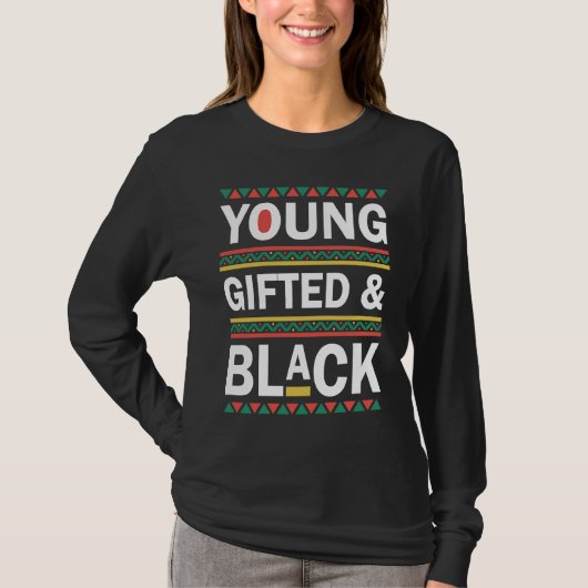 T-shirt Young ed And Black Black History Month 2023 (Devant)