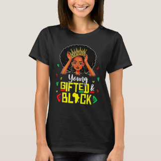 T-shirt Young Gifted And Black History 2023 Reine Melanin