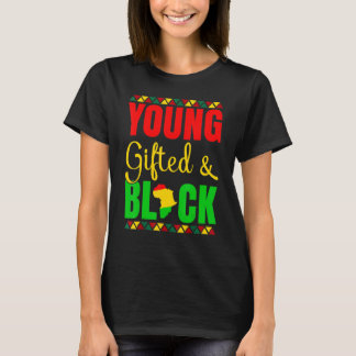 T-shirt Young Gifted And Black History African American Me