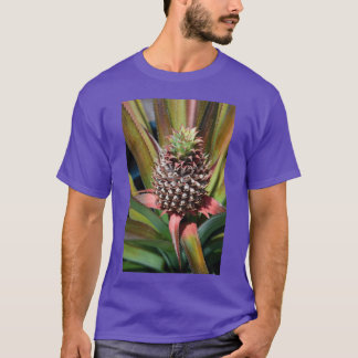 T-shirt Young pineapple growing under the tropical sun