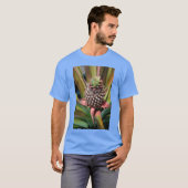 T-shirt Young pineapple growing under the tropical sun ret (Devant entier)