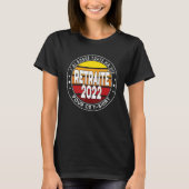 T-shirt Young Retired   Work Colleague 2022 Sunset (Devant)
