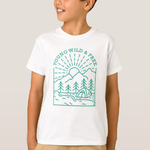 T-shirt Young Wild Free