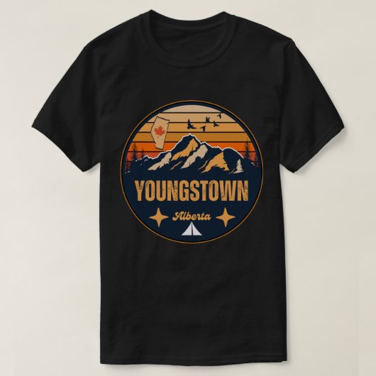 T-shirt Youngstown, Alberta (Design devant)