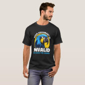 T-shirt Your Argument Is Invalid Funny Loud Parrot Quote H (Devant entier)