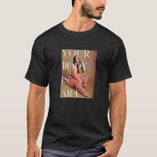 T-shirt Your Body is Art - Fat Positive Self Care Premium