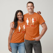 T-shirt Your girlfriend My girlfriend funny comparison (Unisexe)