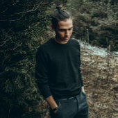 T-shirt Your Image Here Customizable Personalized Black