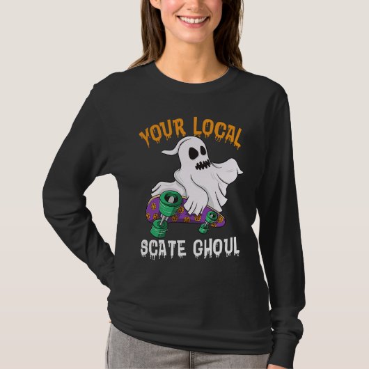 T-shirt Your Local State Chouls  Men Ghost Scary Halloween (Devant)