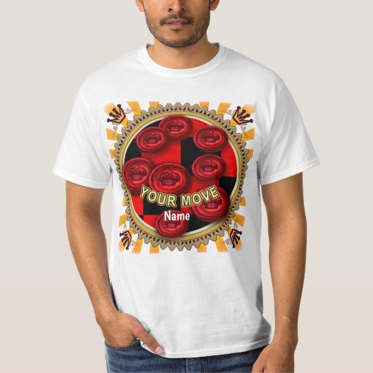 T-shirt 'Your Move Checkers' (Devant)