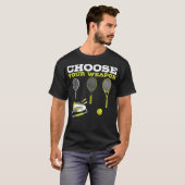 T-shirt Your Weapon Tennis Players serve spo (Devant entier)