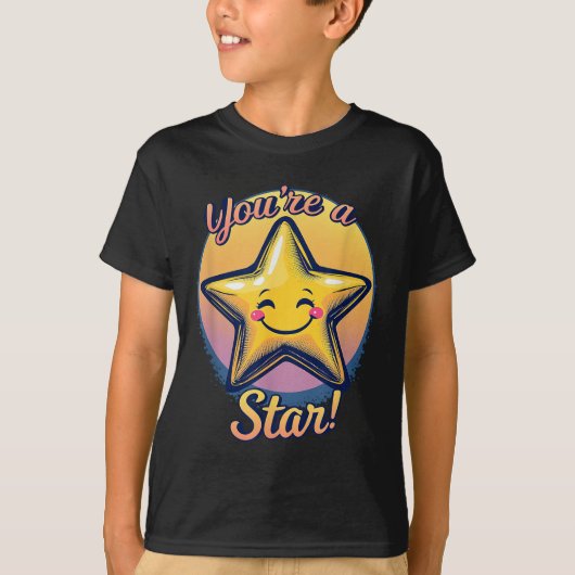 T-shirt You're A Star Compliment Day Motivational Design  (Devant)