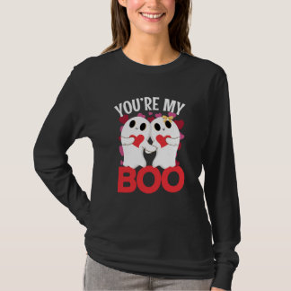 T-shirt You're My Boo Ghost with heart for Valentine's Day