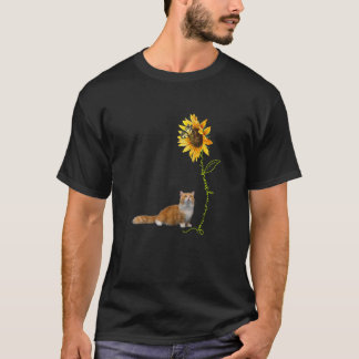 T-shirt You're My Sunshine Sunflower Butterfly Relax White
