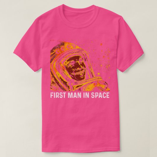 T-shirt Youri Gagarine Premier homme dans l'espace 1 (Design devant)