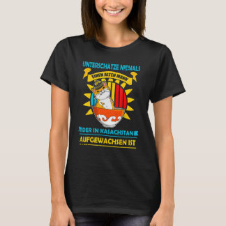 T-shirt Yourte République du Kazakhstan Qazaqstan drapeau