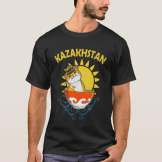 T-shirt Yourte République du Kazakhstan Qazaqstan drapeau
