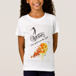 T-Shirt Youth - Dit meisje staat in brand