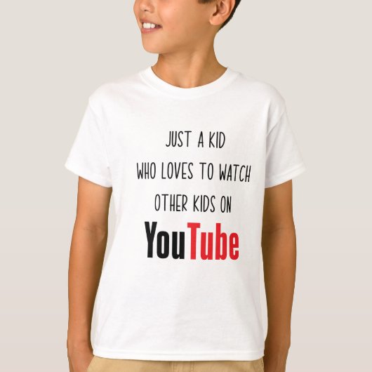 T-shirt Youtube (Devant)