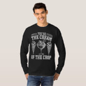 T-shirt Youu2019re La Crème De La Crème De Glace Crop (Devant entier)