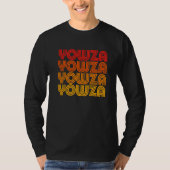 T-shirt Yowza Weird Goofy Odd Old Retro Repeating Dad Wor (Devant)