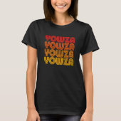 T-shirt Yowza Weird Goofy Odd Old Retro Repeating Dad Wor (Devant)