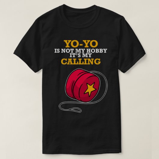 T-shirt Yoyo, C'Est Drôle De Dire Retro Hobby Pullov (Design devant)