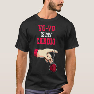 T-shirt Yoyo est My Cardio Funny Hobby Retro 90s