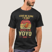 T-shirt YoYo Retro Parle Seulement À Mon Yo-Yo (Devant)
