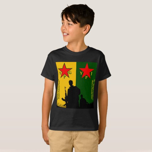 T-shirt ypg-ypj 2 (Devant entier)