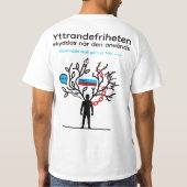 T-shirt — Yttrandefrihet (Dos)