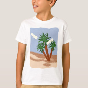 T-shirt Yucca Plantes et Yucca Moths Whimsical Cartoon Art