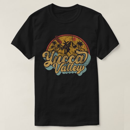 T-Shirt Yucca Valley, Californie (Design devant)