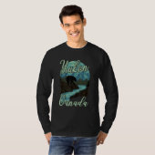 T-shirt Yukon Canada Nature Bear Mountains Attire For Men  (Devant entier)