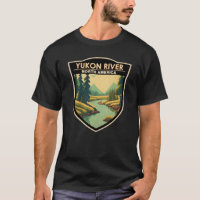 Yukon River North America Travel Art Vintage