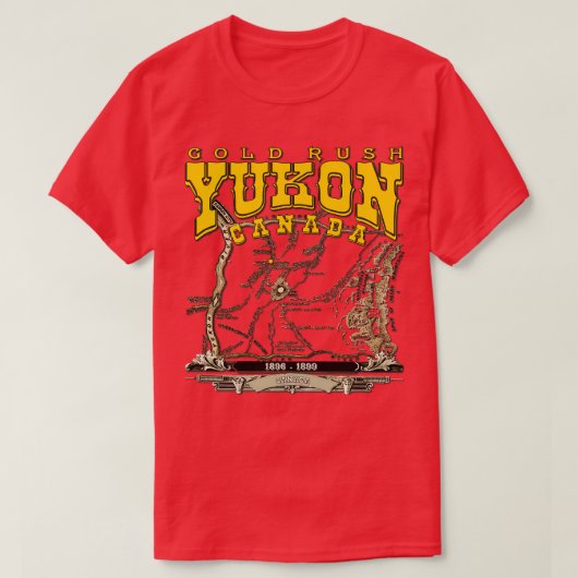 T-shirt Yukon ruée vers l'or (Design devant)
