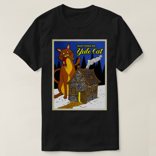 T-shirt Yule Cat (Design devant)
