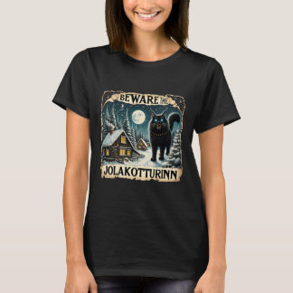 T-shirt Yule Cat Icelandic Christmas Norse Beware The Jola