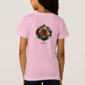 T-Shirt Yuletide Opulence : Threads dorés de Noël (Dos)