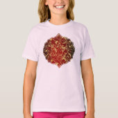 T-shirt Yuletide Opulence : Threads dorés de Noël (Devant)