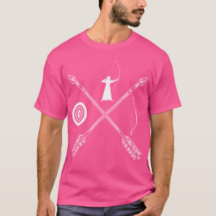 T-shirt Yumi Bow Et Flèches Kyudo Tir À L'Arc Japonais