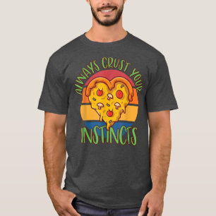 T-shirt Yummy pizza tarte snacks mozzarella fromage savour