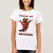 T-shirt Yummy Strawberry and Chocolate (Devant)