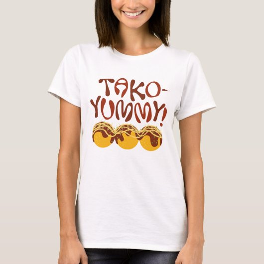 T-shirt Yummy takoyaki (Devant)